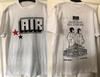 T-shirt Unisex Cotone Manica Corta 2 Lati Air Band Tour Taglia Unica T-shirt Unisex