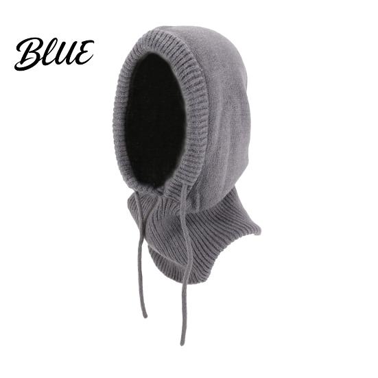 Full Coverage Headgear for Outdoor Sports Winter Balaclava Hat Men And Women Windproof Fashionable Knit Hood Autumn Knitted Hooded Neckerchief,