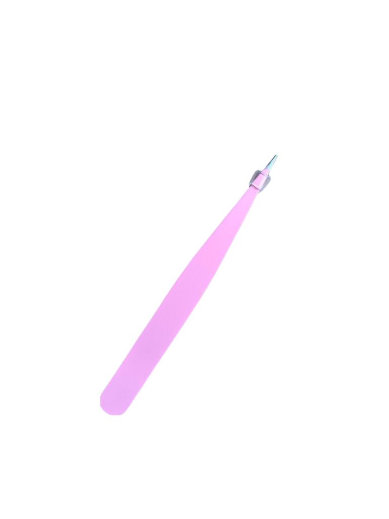 Black Multi-Tip Tweezers for Eyebrow Shaping and Hair Removal