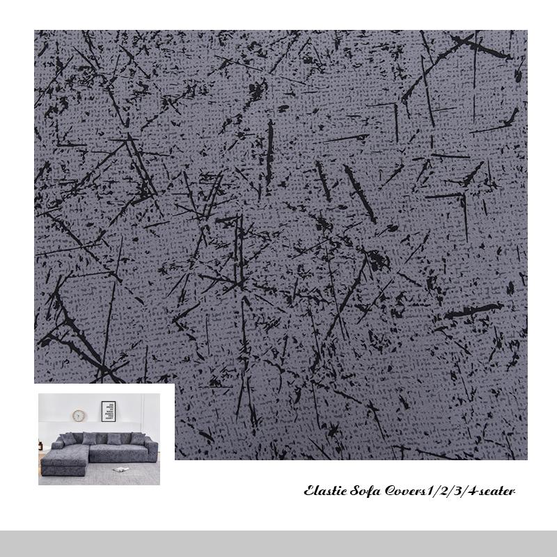 VIP LINK Sofa Cover Elastic Chaise Longue Sofa Cover for Living Room Stretch Covers for Corner Sofa L-shaped Need Buy 2pcs Cover