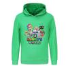 5407 Multi-color Kids Boys Girls Dandy World Printed Hoodies Trousers Clothes Set