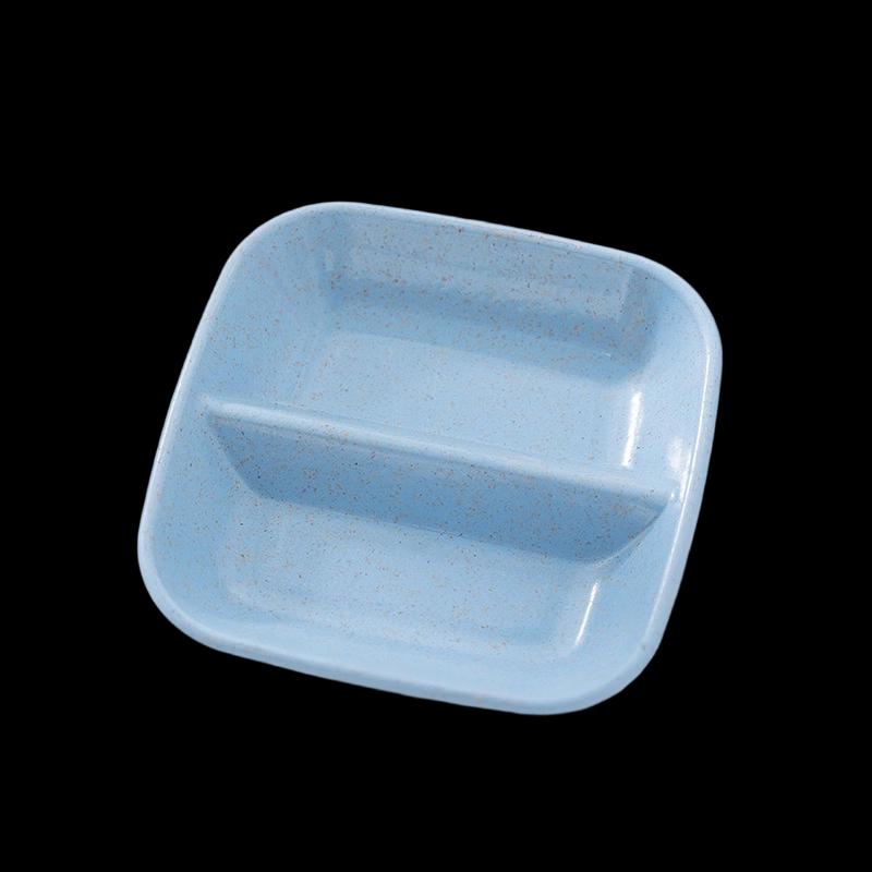 Wheat Straw Divided Sauce & Snack Dishes - 20 Pcs