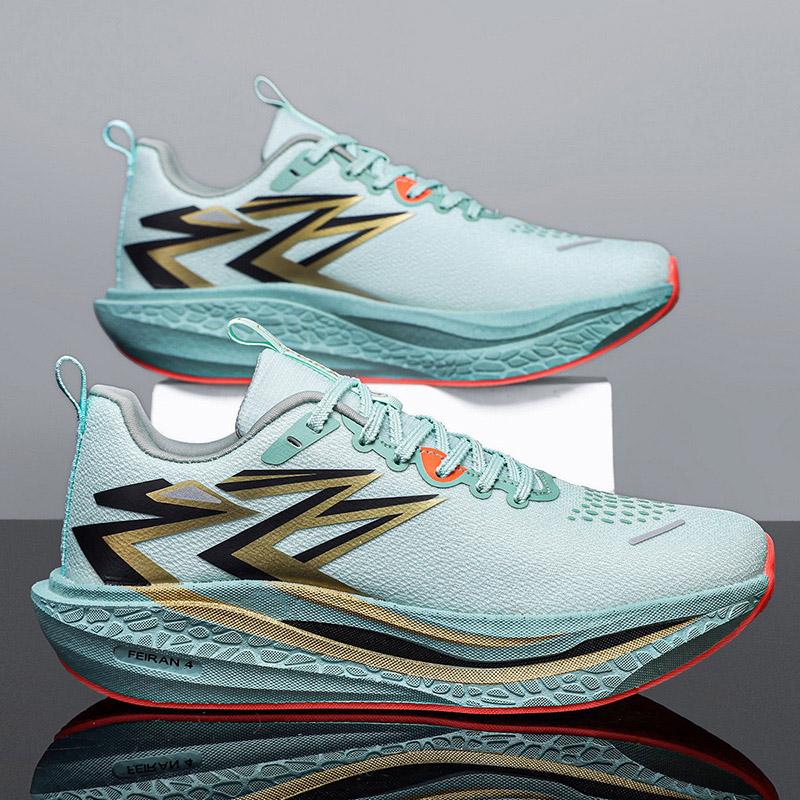 Men's and Women's Full-length Carbon Board Racing Shoes, Summer Youth Running Ultra Light Shock-absorbing Sports Shoes