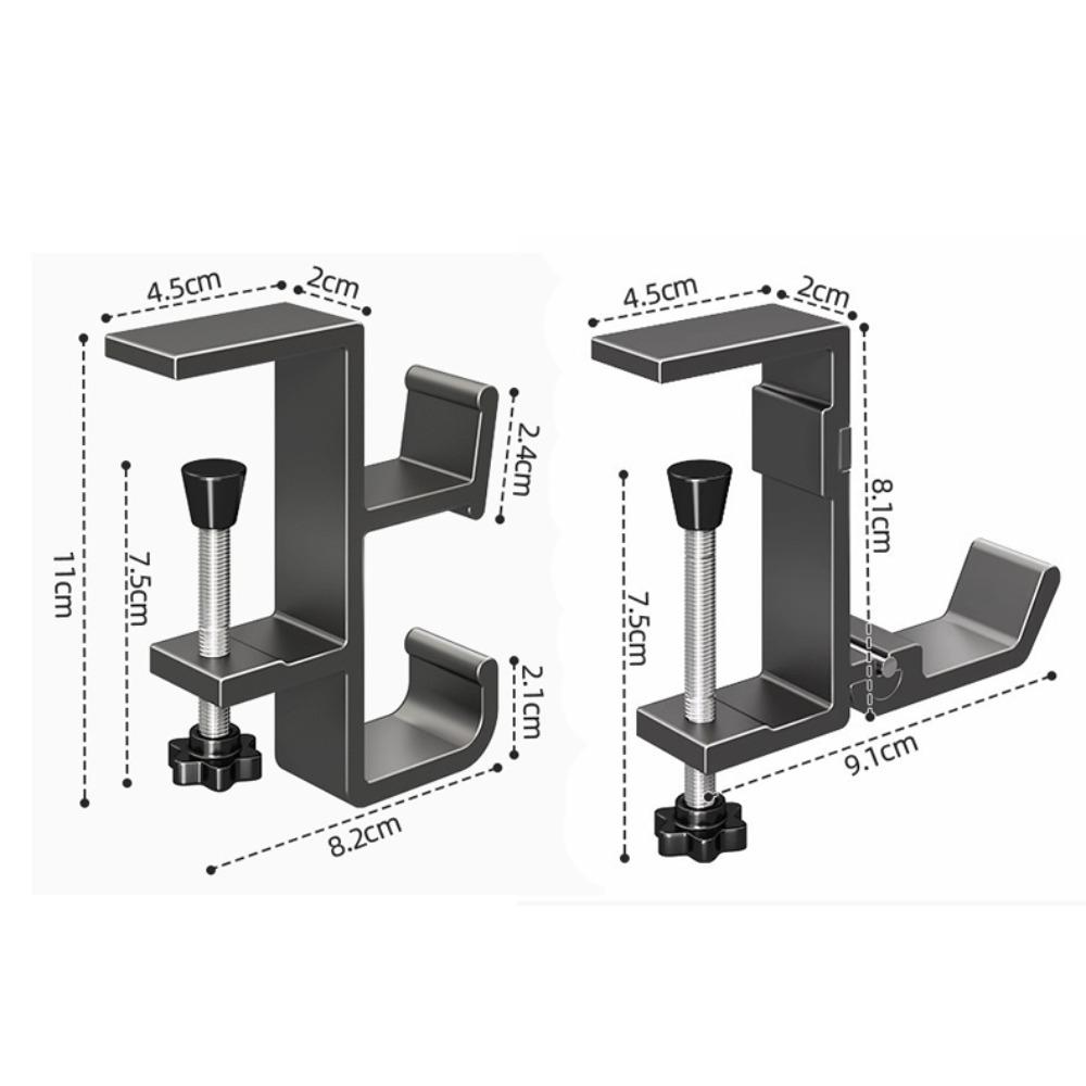 Punch-free Hanging Bag Hook Portable Handbag Rack New Desk Side Holder  Table