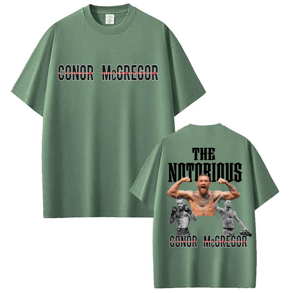 Conor Mcgregor The Notorious Graphics Tshirts Unisex Women Fashion Violence Aesthetics T Shirt Casual Cotton Short Sleeve T Shirts
