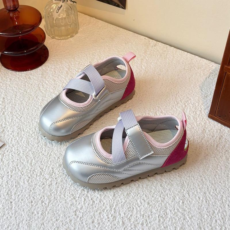 Girls' Lightweight Sports Shoes Girls' Puff White Shoes, Breathable Casual Shoes Fashionable German Training Shoes