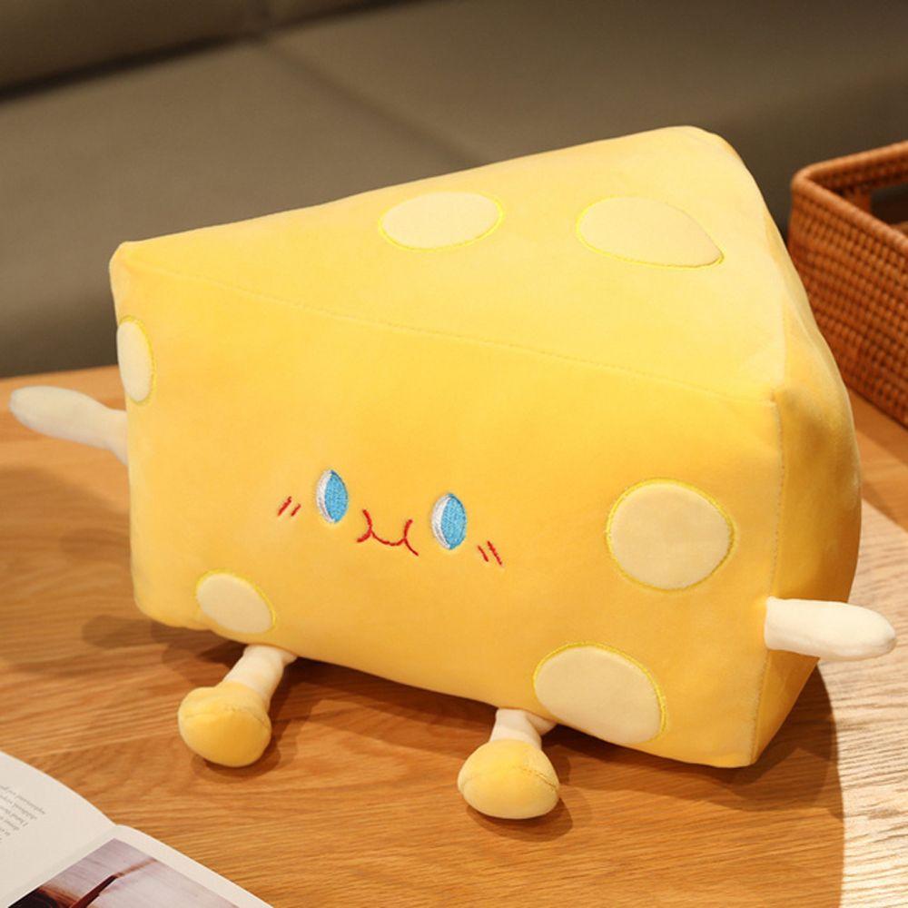 

Soft Pillow Soft Toy Children Gift Animal Cheese Doll Cheese Plush Toys Stuffed Toy Plush Doll 20CM-cheese only