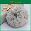 Fashionable Soft Cute Rabbit Fur Ball Pompom Pendant For Stylish Accessories And Gifts