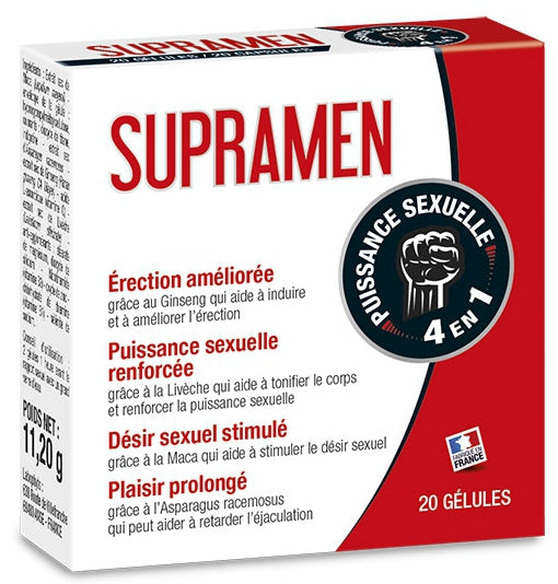 Stimulant Supramen 20 gélules - LaboPhyto - Stimulants