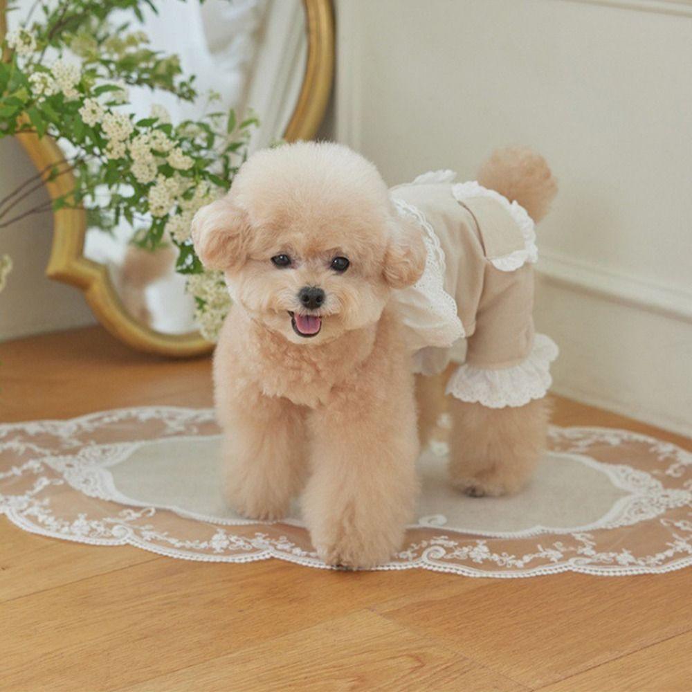 Soft Pet Lace Jumpsuit Fashion Dog Pajamas Comfortable Dog Clothes  Summer