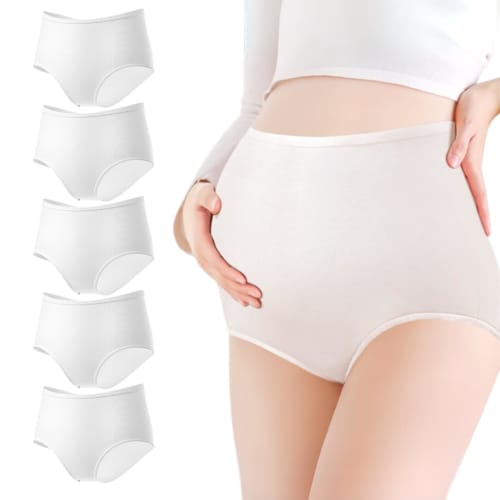 

Трусы одноразовые Uccellino Plus Size, 100% хлопок, набор из 5 штук, для госпитализации, подготовки к стихийным бедствиям и кесарева сечения (5XL)