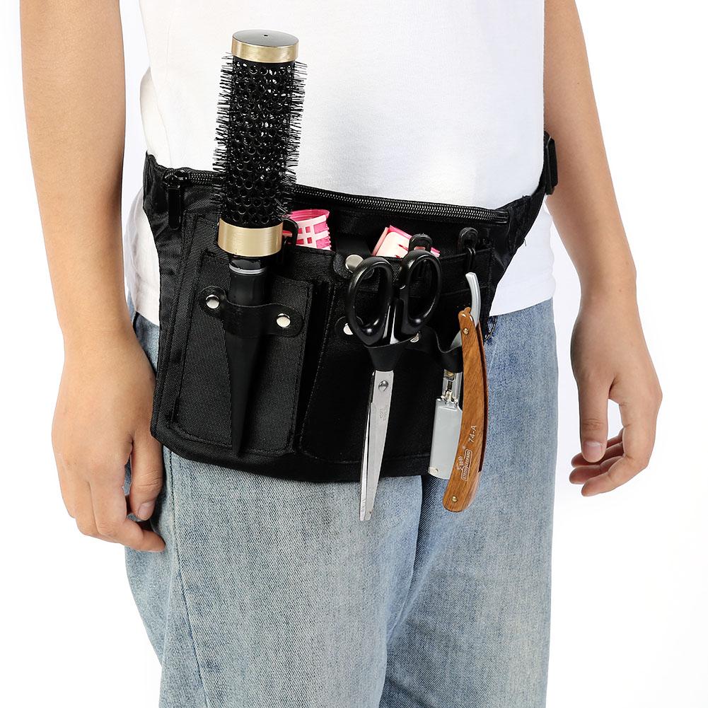 Professional Hairdressing Tool Pouch Bag Hair Scissor Comb Container Waist Belt