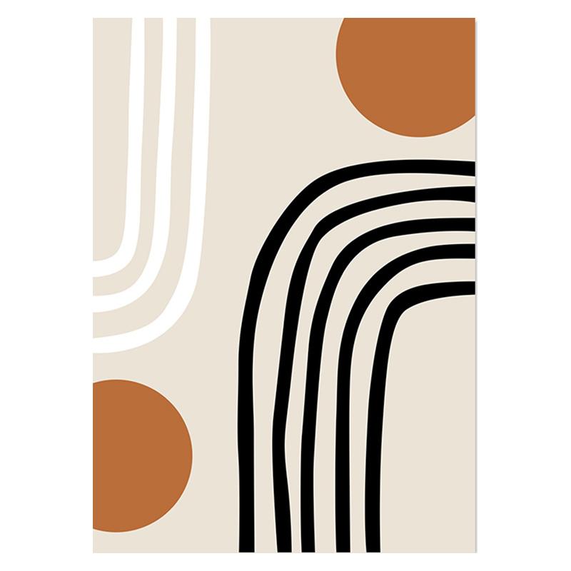 

Абстрактные линии Радуга бежевый Бохо постеры холст картины настенные художественные печати фотографии спальня гостиная интерьер домашнее украшение 21x30cm No Framed