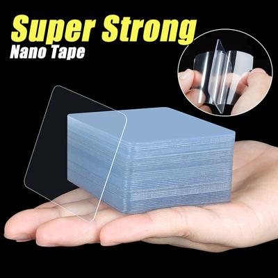 Ruban Nano Adhésif Double Face Super Résistant Transparent Autocollants Muraux Étanche Adhésifs Produits Ménagers Rubans Sans Traces