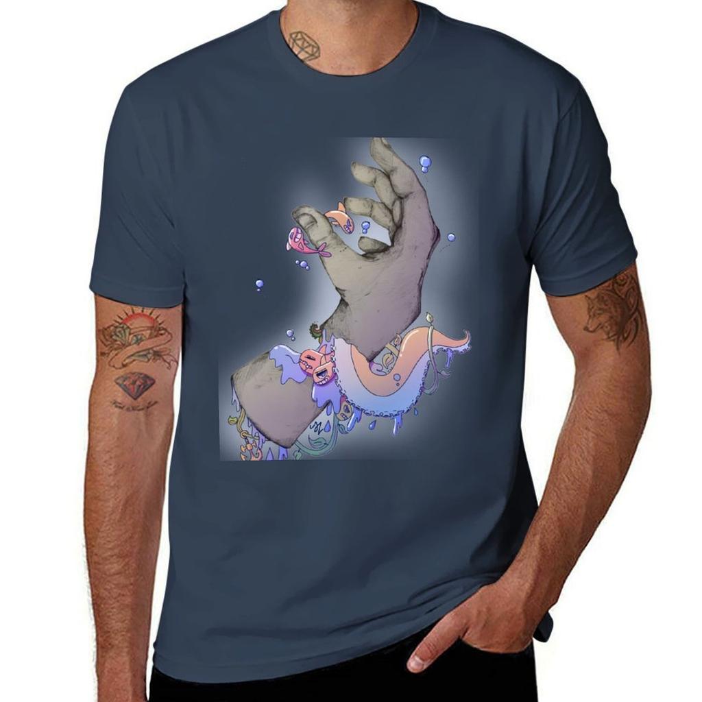 Digitalink Hand Tshirt Stylish Graphic Short Sleeve Top