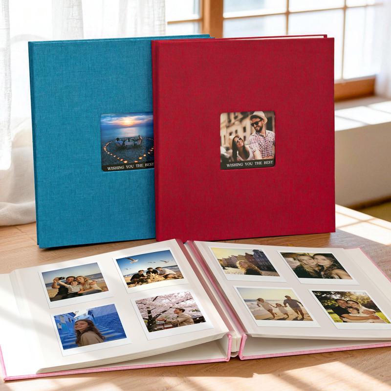 Self-Adhesive Photo Album: Large Capacity for Couples, Travel, Wedding & Polaroid Photos