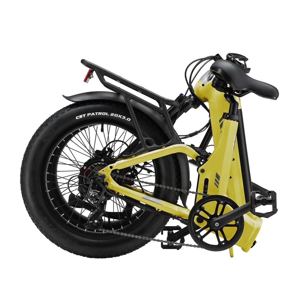 TTGO F7 Full Suspension All Terrain Electric Bike 250W Motor 48V 15Ah Battery Mountain and snow electric bike 20X3.0 Inch CST Tire Adult E Bike