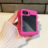 For Samsung Galaxy Z Flip 7 6 5 4 3 Zflip7 Z Flip6 Flip5 Flip4 Flip3 Candy Color Fold Phone Case Shockproof Liquid Skin Cover