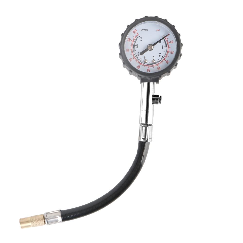 

0-100PSI Tire Pressure Gauge Analog Type Portable Automobile Tire Pressure Monitor Test Meter Motorcycle Tyre Pressure Tester чорний
