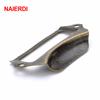 NAIERDI 5pcs Antique Brass Metal Label Pull Frame Handle File Name Card Holder For Furniture Cabinet Drawer Box Case Hardware