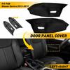 Leather Left Right Armrest Door Panel Cover Black For 2013- Nissan Sentra