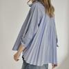 Backside Pleats Shirt Blouse Zd08qb500on