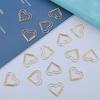 Heart Paper Clip Golden Love Small Curve Pin Metal Journal Paper Clip Office Document,  Desk Storage Papeleria Y Oficina