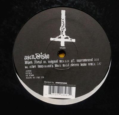 12inch Record ASCII DISKO - Black Metal B53047601 Ascii Disko 2005 Germany Dance & Electronica Used