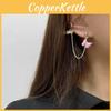 Statement Chain Butterfly Earrings Fashionable With Urban Street Style