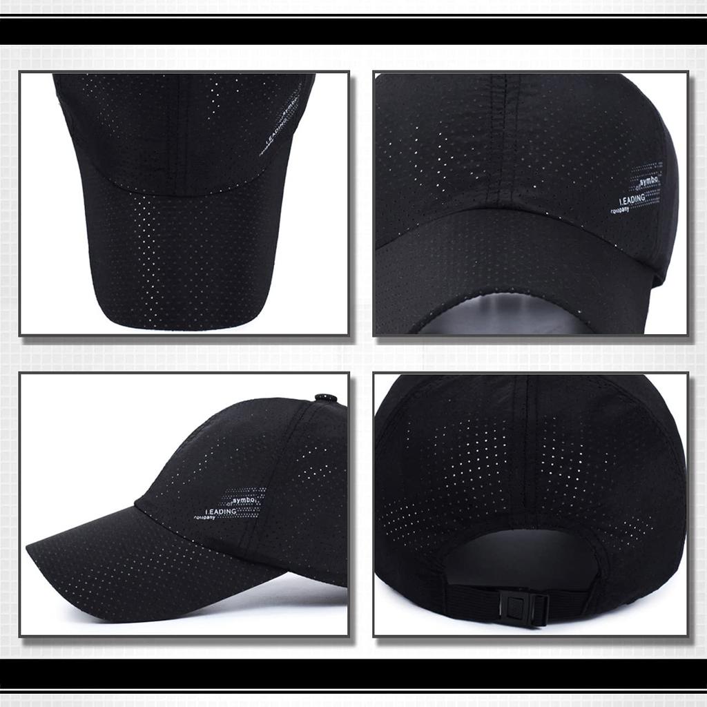 WHITE FANG Cap Mesh Hat English Letters Logo Casual Men Women Sports CA464 Light (03 Gray)