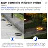 Outdoor Solar Disc Light 8/20 LED IP65 Outdoor Garden Solar Underground Lamps Deck Light Buried Solar Garden Decorative Light