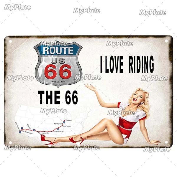 Hot Rod Garage Vintage Metal Sign Tin Sign Vintage  Decoration Plaque Home Wall Decor Bar Sign Home Decor Poster Drop Shipping