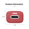 Car Tissue Box Quality Leather Auto Paper Towel Storage Bag For Jeep Grand Cherokee Wrangler JK Gladiator Compass Renegade Recon AKW1