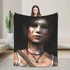 T-Tomb Raiders Plush Blanket Kids  Flannel Throw Blanket For Home Decor Soft Custom Quality Bedspread Gift