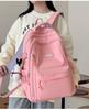 Schoolbag Multi-pocket Wholesale Middle School Student School Bag Girls Ridge Protection Large Capacity High Value Korean Simple Wind-packed Books