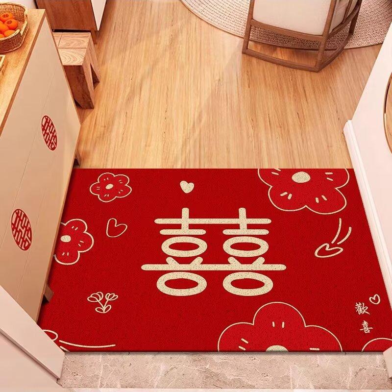 Wedding Bathroom Door Absorbent Mat Toilet Household Quick-drying Carpet Toilet Diatomaceous Mud Non-slip Cushion