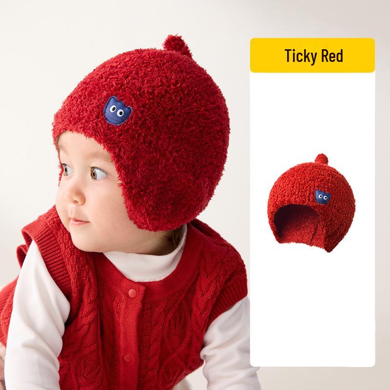 Infant Lemon Wool Hat - Cute Knitted Winter Hat for Boys and Girls, Autumn and Winter Collection