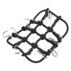 RC Luggage Net Rack Net Simulation Stainless Steel Rubber RC Truck Car Roof Luggage Rack for Xiaomi Jimny RC Car Black