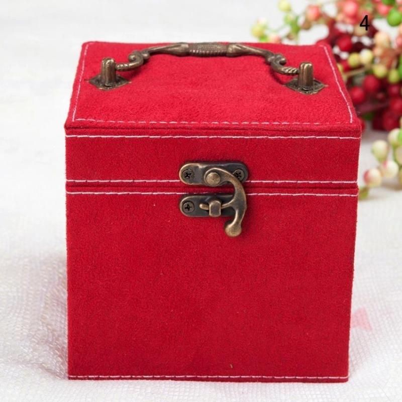 1PC Square Jewelry Storage Organizer Box Case For Ring Necklace Earring Pendant