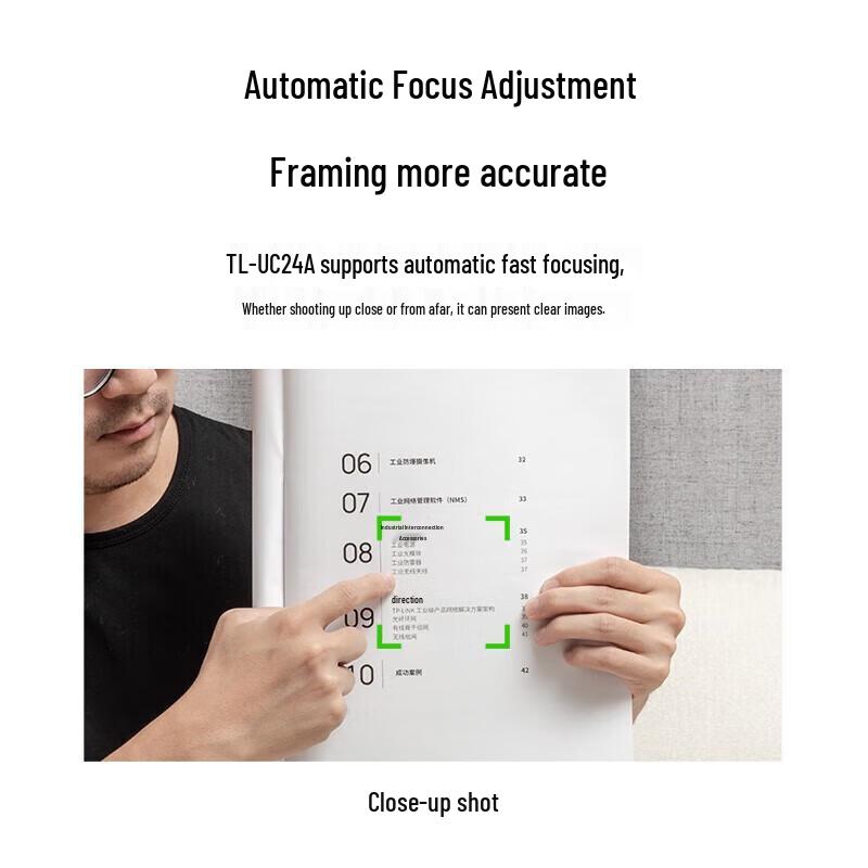 TP-Link 4K Autofocus USB Webcam TL-UC24A