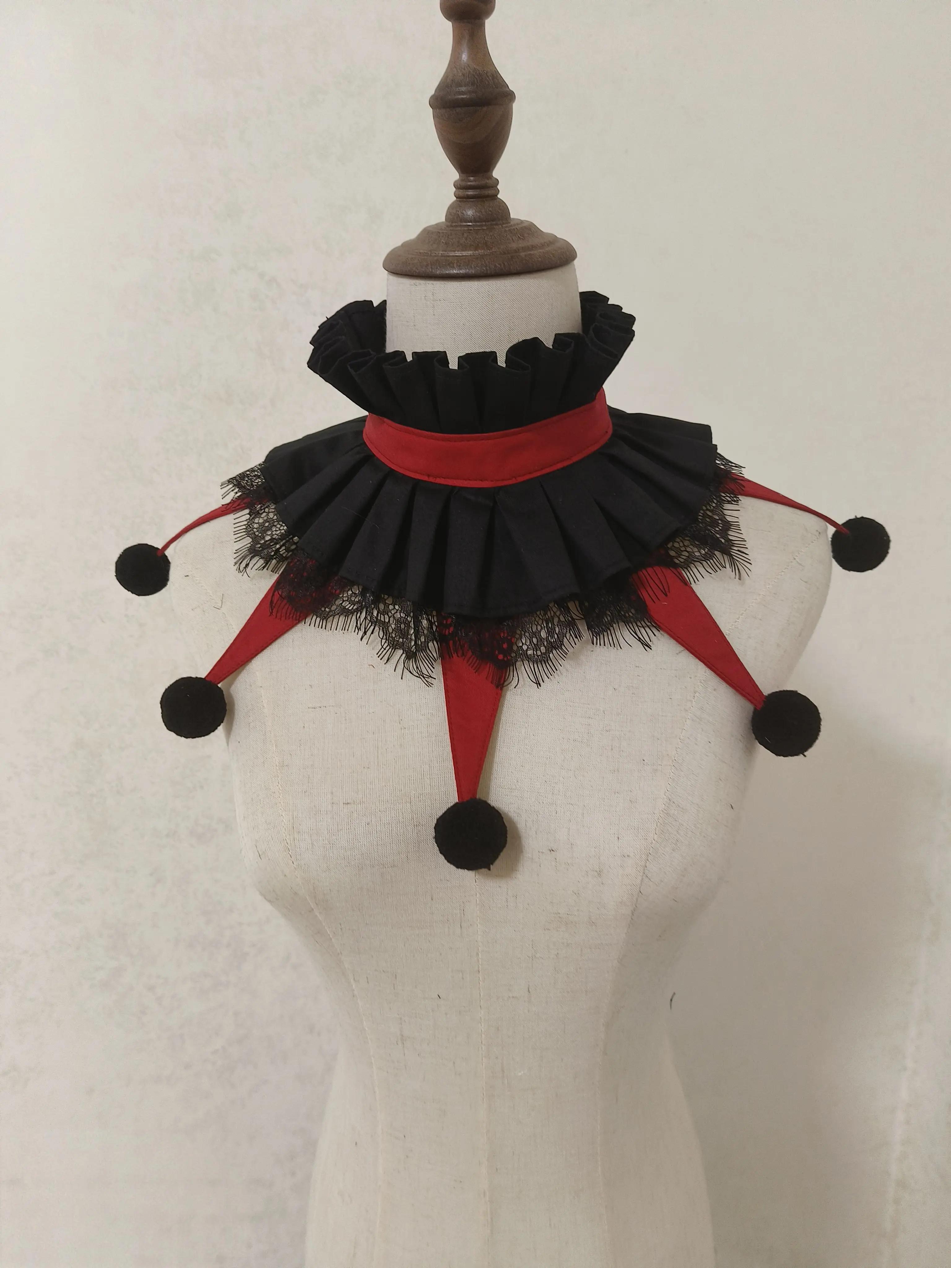 Handmade Halloween Colorful Clowns Chocker Cute