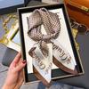 Silk scarf women's neck new scarf with coat 70 small square scarf scarf mother high-end scarf