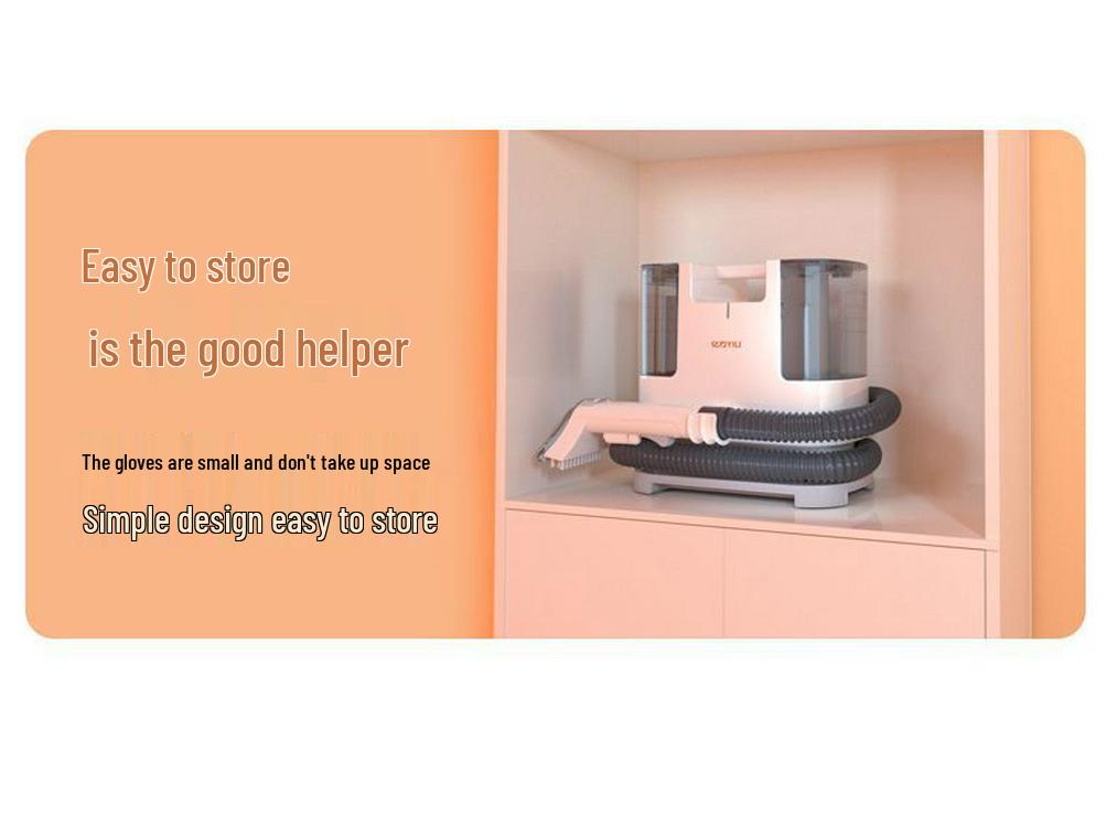 Compact Fabric and Carpet Vacuum Cleaner