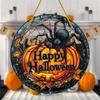 Halloween Spider Pumpkins Acrylic Disc Decoration Pendant Haunted House Party, Activity Pendant, Home, Garden Decoration
