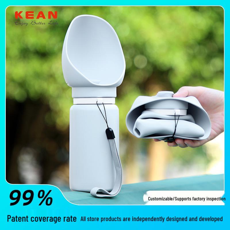 Portable Collapsible Dog Water Bottle for Outdoor Walks