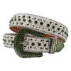 Silver Glitter Rhinestone Waist Belt - Women's Inlaid Full Diamond Fashion Trend