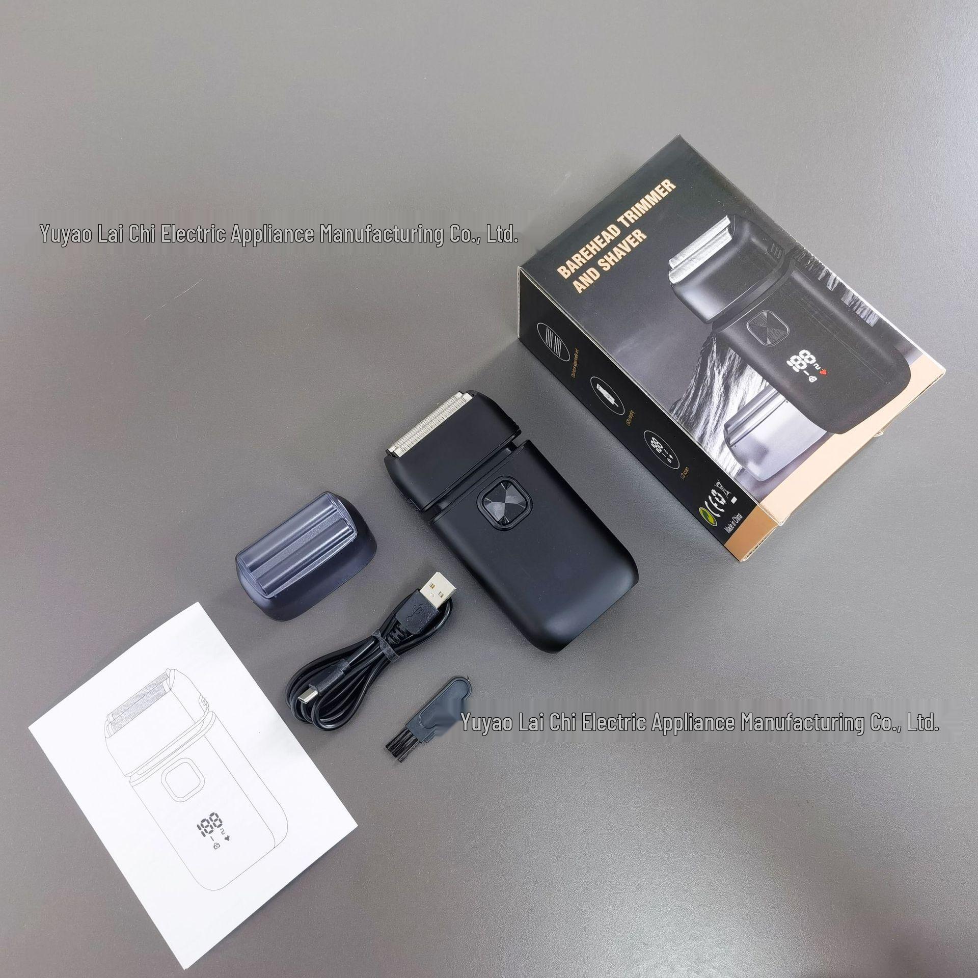 2-in-1 Bald Head Shaver & Hair Clipper Electric Whitening Device