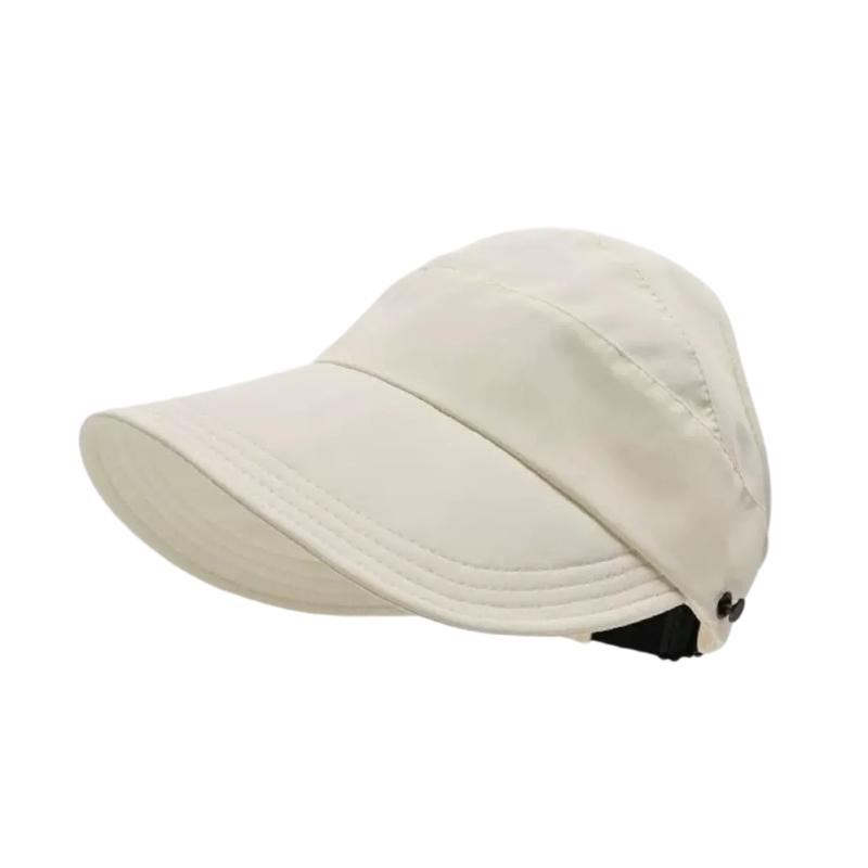 Breathable Ponytail Hat Women's Sunscreen Hat Adjustable Portable Sun Hat for Running Golf Beach