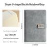 Custom Logo A5 Faux Leather Notebook Gift Set: Business Diary & Meeting Planner