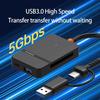 8 In 1 Card Reader USB3.0 Type C To SD TF CF MS Memory Card Adapter Multi-functional Card Reader 5Gbps High-speed Transmission